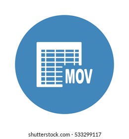 document Icon, flat design style