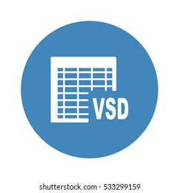 document Icon, flat design style