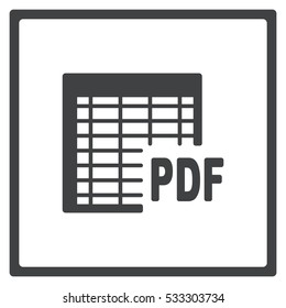 document Icon, flat design style