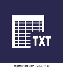 document Icon, flat design style