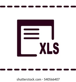 document Icon, flat design style