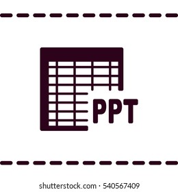 document Icon, flat design style