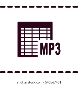 document Icon, flat design style