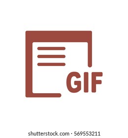 document Icon, flat design style