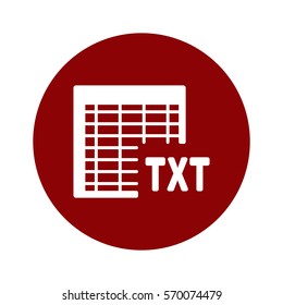 document Icon, flat design style