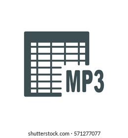 document Icon, flat design style