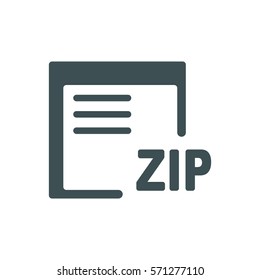 document Icon, flat design style