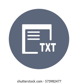 document Icon, flat design style
