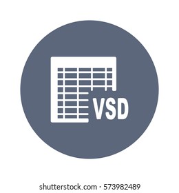 document Icon, flat design style