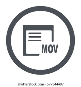 document Icon, flat design style