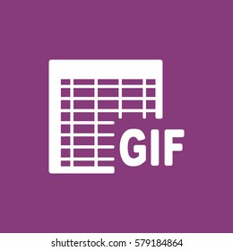 document Icon, flat design style