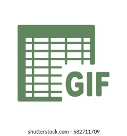 document Icon, flat design style