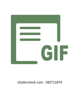 document Icon, flat design style