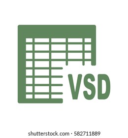 document Icon, flat design style