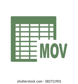 document Icon, flat design style
