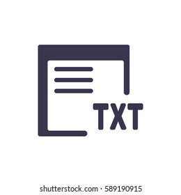 document Icon, flat design style