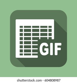 document Icon, flat design style