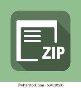 document Icon, flat design style