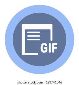 document Icon, flat design style