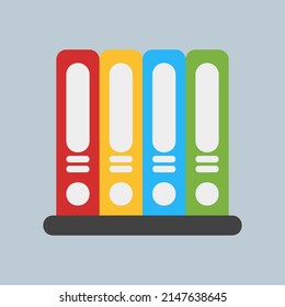 Document icon in flat style, use for website mobile app presentation