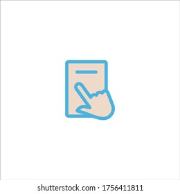 document icon flat vector logo design trendy illustration signage symbol graphic simple