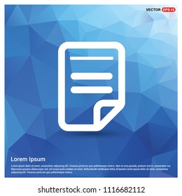 Document Icon - Free vector icon