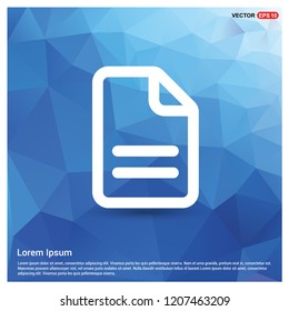 Document Icon - Free vector icon