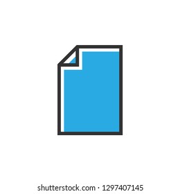 Document icon graphic design template vector isolated