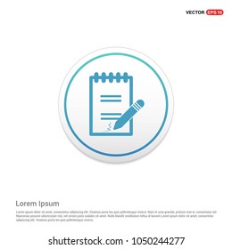 Document Icon Hexa White Background icon template