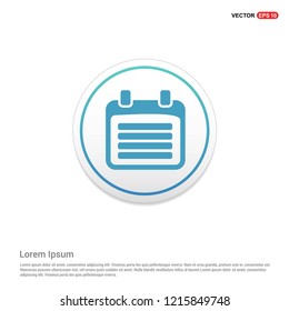 Document Icon Hexa White Background icon template - Free vector icon
