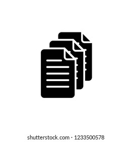 document icon, icons vector eps10