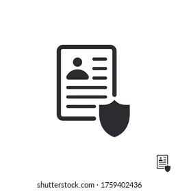 Icono de documento. Icono de papel. Acceso a archivos. 