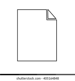 Document Icon Illustration design
