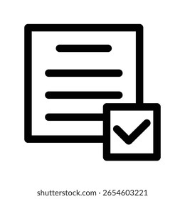 Document icon illustration design template