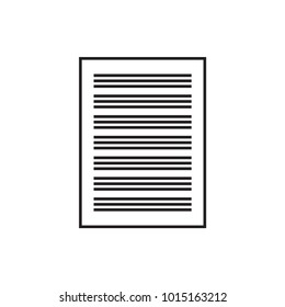 document icon illustration isolated vector sign symbol