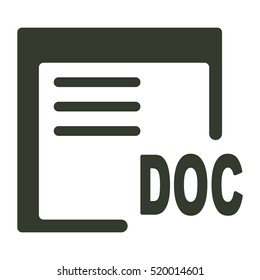 document icon illustration isolated vector sign symbol