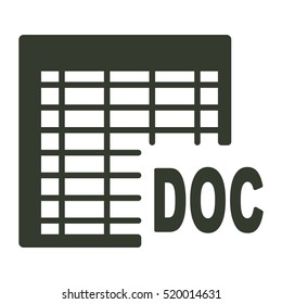 document icon illustration isolated vector sign symbol