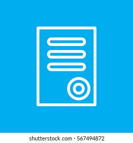 document icon illustration isolated vector sign symbol