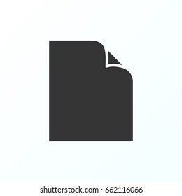 Document icon illustration isolated vector sign symbol