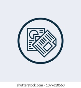 Document icon isolated on white background. Document icon simple sign. Document icon trendy and modern symbol for graphic and web design. 
