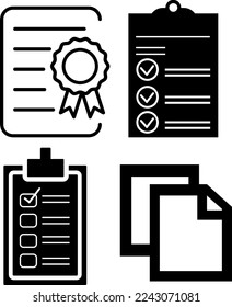 icono de documento aislado en fondo blanco de la colección office. moda de icono de documento 