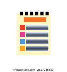 Document icon isolated on white background for your web and mobile app design, document file isolated icon illustration. Report icon. Flat design style. Education design element
