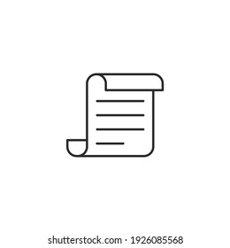 document icon, isolated document set sign icon, vector illustration