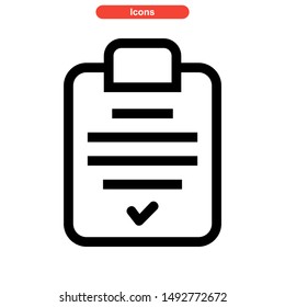 document icon isolated sign symbol vector illustration - high quality black style vector icons

