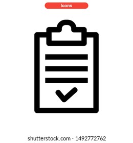 document icon isolated sign symbol vector illustration - high quality black style vector icons
