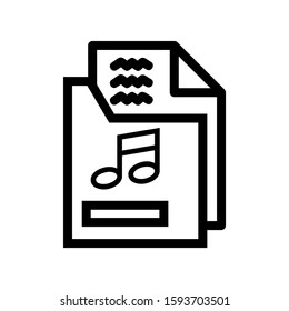 document icon isolated sign symbol vector illustration - high quality black style vector icons
