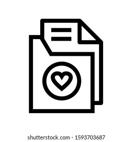 document icon isolated sign symbol vector illustration - high quality black style vector icons

