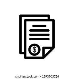 document icon isolated sign symbol vector illustration - high quality black style vector icons

