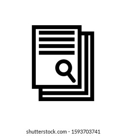 document icon isolated sign symbol vector illustration - high quality black style vector icons
