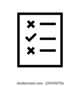document icon isolated sign symbol vector illustration - high quality black style vector icons
